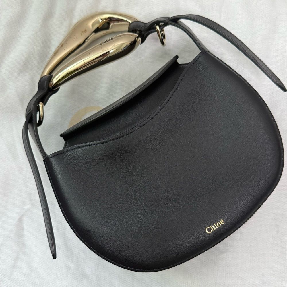 Chloé Kiss Bag Small Black Leather